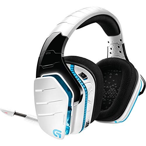 Product Cover Logitech G933 Artemis Spectrum, Wireless RGB 7.1 Dolby and DTS Headphone Surround Sound Gaming Headset, White