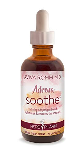 Product Cover Herb Pharm Adrena Soothe Calming Adaptogen Blend for Adrenal Restoration Created in Collaboration with Dr. Aviva Romm, M.D.