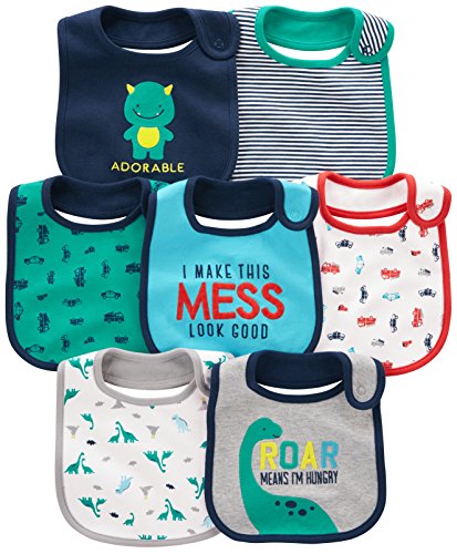 Product Cover Simple Joys by Carter's Baby Boy's 7-Pack Teething Bib