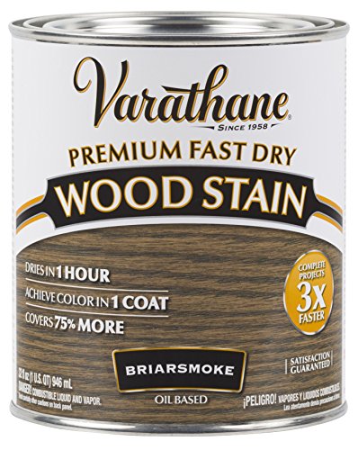 Product Cover Varathane 313608 Premium Fast Dry Wood Stain, 32 oz, Briarsmoke