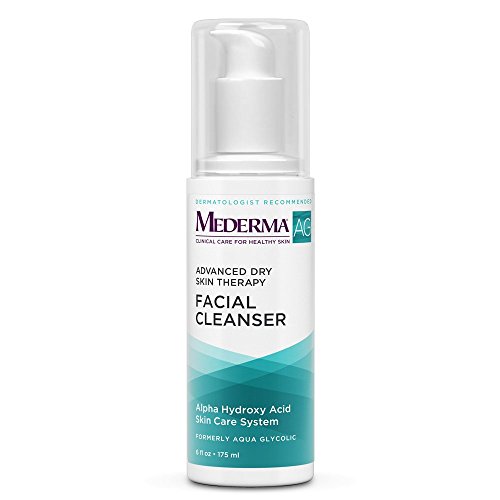 Product Cover Mederma AG Hydrating Facial Cleanser-formula with glycolic acid gently cleans while exfoliating and hydrating skin. Dermatologist recommended brand, fragrance-free, soap-free, hypoallergenic-6 ounce