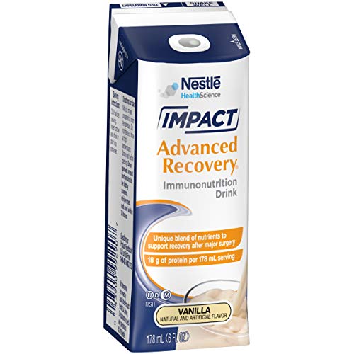 Product Cover IMPACT Advanced Recovery® Immunonutrition Drink Vanilla 6 fl oz Box 15 Pack