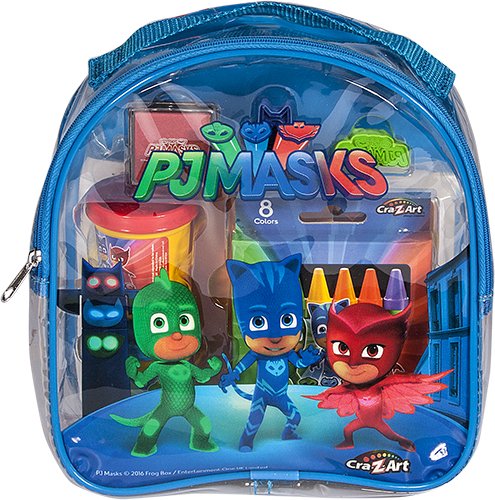 Product Cover Cra-Z-Art PJ Masks Coloring and Activity Backpack Childrens-Drawing-Pads-and-Books,Colors may vary (Red/Blue)