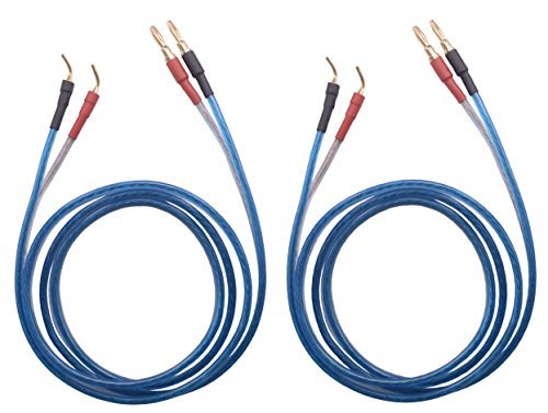 Product Cover KK ZB-SB 1pair Set(4banana&4pin) HiFi OFC Speaker Wire, Banana Plug to Pin Type Plug, 1.5M(4.92ft)/3M(9.84ft)/5M(16ft)/7M(22.9ft), KK ZB-SB (1.5M(4.92ft))