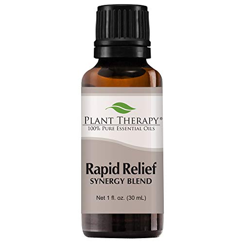 Product Cover Plant Therapy Rapid Relief Synergy (Formerly Known As Pain-Aid ) Essential Oil Blend. 100% Pure, Undiluted, Therapeutic Grade. 30 ml (1 oz).
