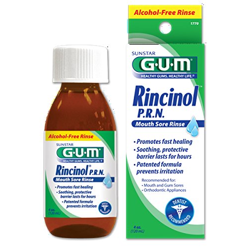 Product Cover Sunstar 1770R GUM Rincinol P.R.N. Mouth Sore Rinse, 4 oz