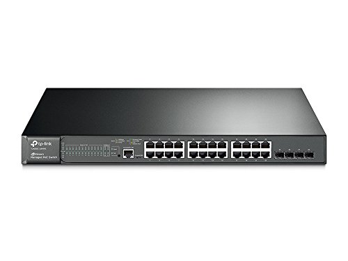 Product Cover TP-LINK JetStream 24-Port Gigabit L2 Managed PoE+ Switch with 4 SFP Slots, 384W (T2600G-28MPS)