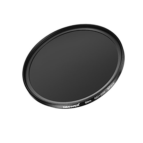 Product Cover Neewer Slim 67MM Neutral Density ND 1000 Camera Lens Filter 10 Stop Optical Glass and Matte Black Flame for Lens with 67MM Thread Size, Ideal for Wide Angle Lenses