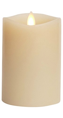 Product Cover Luminara Flameless Candle: 360 Degree Top, Vanilla Scented Moving Flame Candle with Timer (4