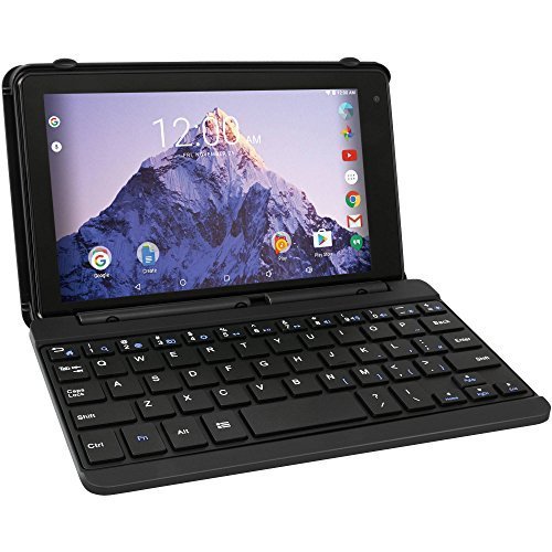 Product Cover RCA Voyager Pro 7 16GB Tablet with Keyboard Case Android 6.0 (Marshmallow) in Charcoal (RCT6873W42KC M)