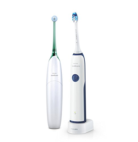 Product Cover Philips Sonicare Essence+ Gum Health & Airfloss Rechargeable Electric Flosser, Bundle Value Pack, HX8218/02