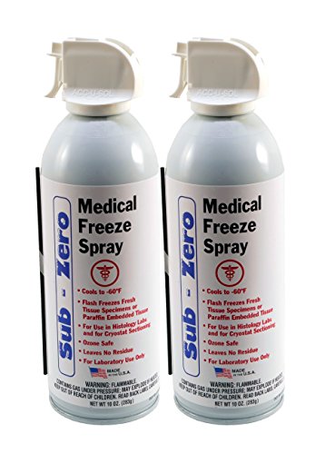 Product Cover Medical Freeze Spray - Max Professional - (2x) 10oz Units - Superior R134 Refrigerant!