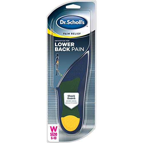 Product Cover Dr. Scholl's LOWER BACK Pain Relief Orthotics // Clinically Proven Immediate and All-Day Relief of Lower Back Pain (for Women's 6-10, also available for Men's 8-14)