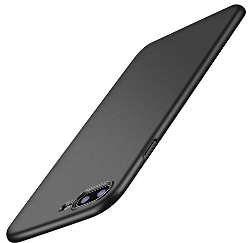 Product Cover TORRAS iPhone 8 Plus Case iPhone 7 Plus Case,Slim Fit Hard Plastic Full Protective Scratch Resistant Cover Case Compatible with iPhone 8 Plus/iPhone 7 Plus - Black