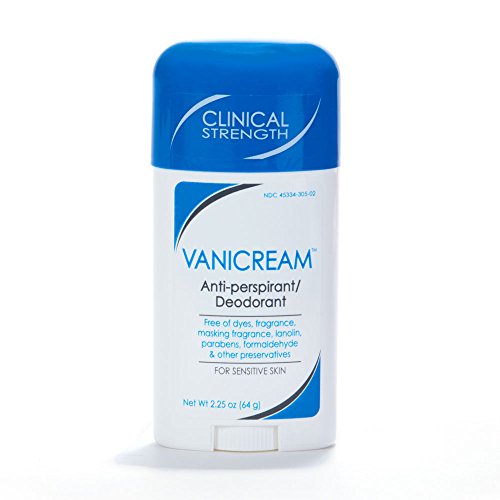 Product Cover Vanicream Anti-Perspirant Deodorant | Clinical Strength, 24-Hour Protection | Fragrance and Gluten Free | For Sensitive Skin | 2.25 Ounce