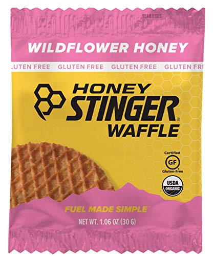 Product Cover Honey Stinger Organic Waffle, Wildflower Honey, Sports Nutrition, 1.06 Ounce (16 Count)