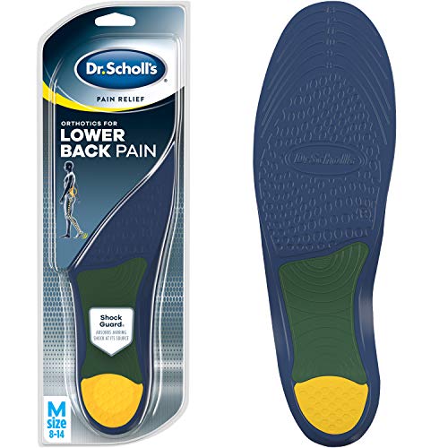 Product Cover Dr. Scholl's LOWER BACK Pain Relief Orthotics // Clinically Proven Immediate and All-Day Relief of Lower Back Pain (for Men's 8-14, also available for Women's 6-10)