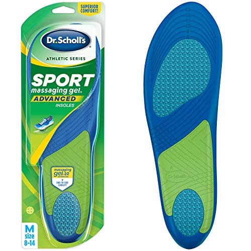 Product Cover Dr. Scholl's SPORT Insoles // Superior Shock Absorption and Arch Support to Reduce Muscle Fatigue and Stress on Lower Body Joints (for Men's 8-14, also available for Women's 6-10)