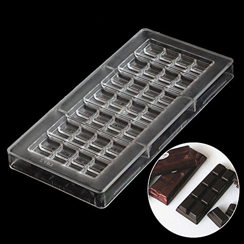 Product Cover Chocolate Bar PC Mould Clear Polycarbonate Chocolate Mould DIY Handmade Hard Plastic Candy Molds Pastry Tools