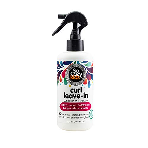 Product Cover SoCozy Curl Leave-In Conditioner for Kid's Hair - Detangles & Restores Curls While Infusing Them With Moisture for Shiny, Soft Curls - Sweet Pea Scent, 8 Fluid Oz - Packaging May Vary