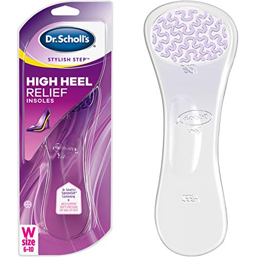 Product Cover Dr. Scholl's HIGH HEEL RELIEF Insoles // Clinically Proven to Prevent Pain in High Heels with Ultra-Soft Gel Arch that Shifts Pressure off the Ball of Foot for All-Day Comfort (for Women's 6-10)