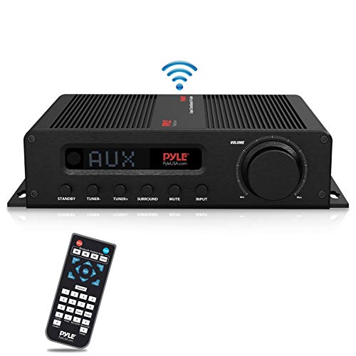 Product Cover Wireless Bluetooth Home Audio Amplifier - 100W 5 Channel Home Theater Power Stereo Receiver, Surround Sound w/ HDMI, AUX, FM Antenna, Subwoofer Speaker Input, 12V Adapter - Pyle PFA540BT