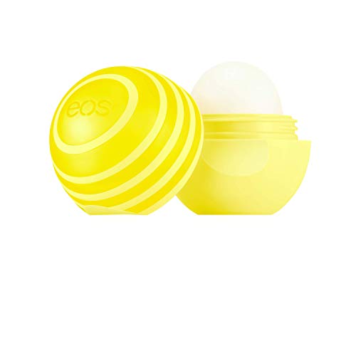 Product Cover eos Shea + SPF Sphere Lip Balm - Lemon Twist | SPF 15 and Water Resistant | Deeply Hydrates and Seals in Moisture | Sustainably-Sourced Ingredients | 0.25 oz