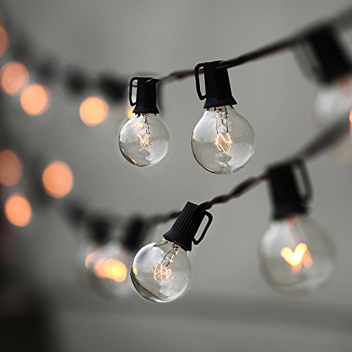 Product Cover String Lights, Lampat 25Ft G40 Globe String Lights with Bulbs-UL Listd for Indoor/Outdoor Commercial Decor
