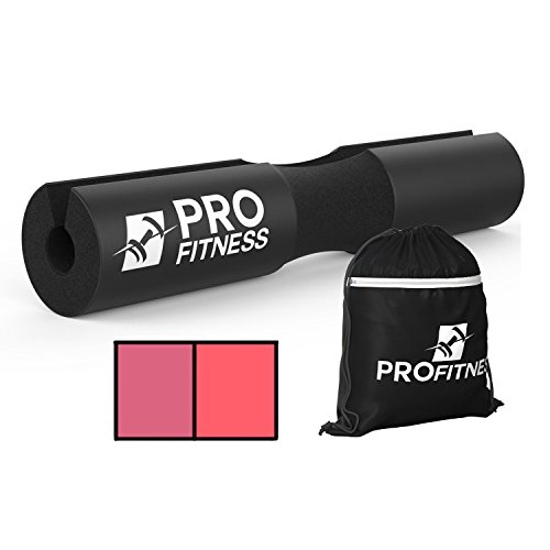 Product Cover ProFitness Barbell Pad Squat Pad- Shoulder Support for Squats, Lunges & Hip Thrusts - for Olympic or Standard Bars
