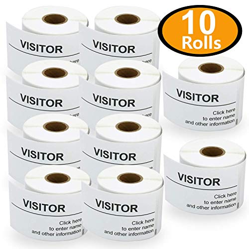 Product Cover 10 Rolls Dymo 30857 Compatible 2-1/4