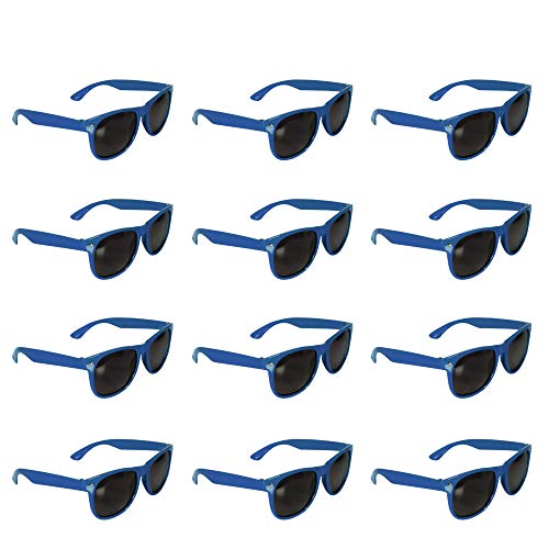 Product Cover 12 Pack Blue Sunglasses Bulk for Kids Adults Party Favors