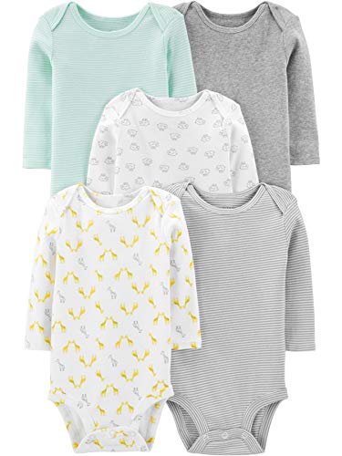 Product Cover Simple Joys by Carter's Baby Boys' 5-Pack Long-Sleeve Bodysuit