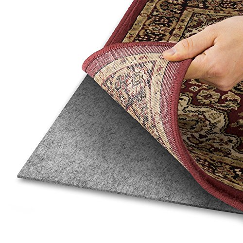 Product Cover Alpine Neighbor Area Rug Pad with Grip Tight Technology (5x8) | Non Slip Padding Perfect for Hardwood Floors | Thick Felt Cushion for Rugs Nonskid Kitchen Persian Carpet Mat Natural Grey