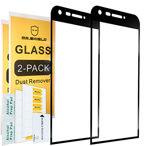 Product Cover [2-Pack]-Mr.Shield for LG G5 [Tempered Glass] [Full Cover] [Black] Screen Protector with Lifetime Replacement