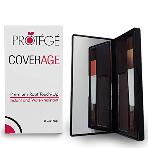 Product Cover Premium Root Touch Up - CoverAge - Instant Temporary Root Concealer to Cover Up Roots and Grays Between Salon Trips - Water Resistant - Color Roots like Magic Without Spray - Black