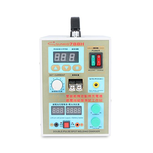 Product Cover SUNKKO Pulse Spot Welder 788H 18650 battery Welding Machine with LED Battery Testing and Charging Function