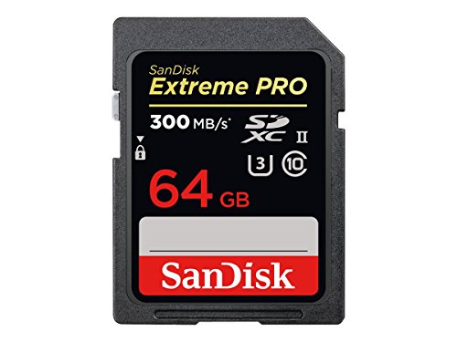 Product Cover SanDisk SDSDXPK-064G-ANCIN Sandisk Extreme Pro - Flash memory Card - 64 GB - SDXC UHS-II - black, Gray, Red, White, Yellow