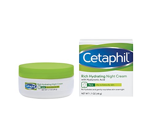 Product Cover Cetaphil Rich Hydrating Night Cream with Hyaluronic Acid, 1.7 Ounce