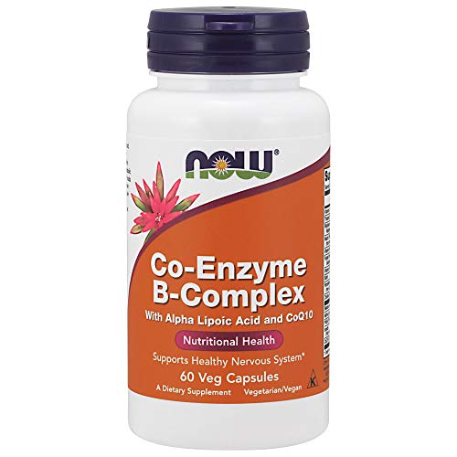 Product Cover Now Supplements, Co-Enzyme B Complex with Alpha Lipoic Acid and CoQ10, Nutritional Health, 60 Veg Capsules