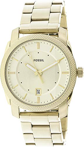 Product Cover Fossil Men's FS5264 Machine Three-Hand Date Gold-Tone Stainless Steel Watch