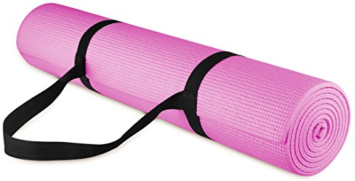 Product Cover BalanceFrom GoYoga All Purpose High Density Non-Slip Exercise Yoga Mat with Carrying Strap