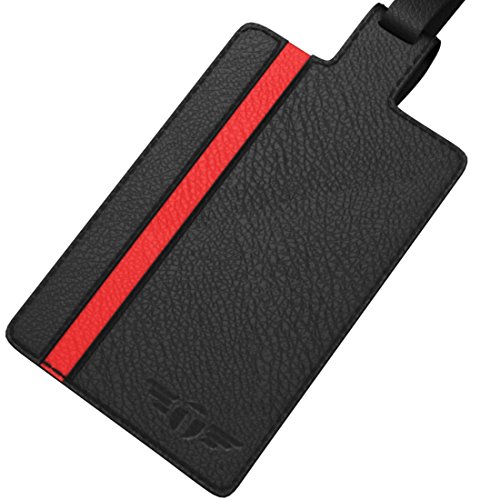 Product Cover Privacy Luggage Tag Soft Real Genuine Leather Includes Lifetime Never Lost Guarantee