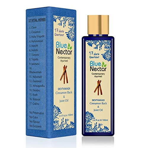 Product Cover Blue Nectar Ayurvedic Pain Relief Oil for Body, Back, Knee and Legs, 100ml