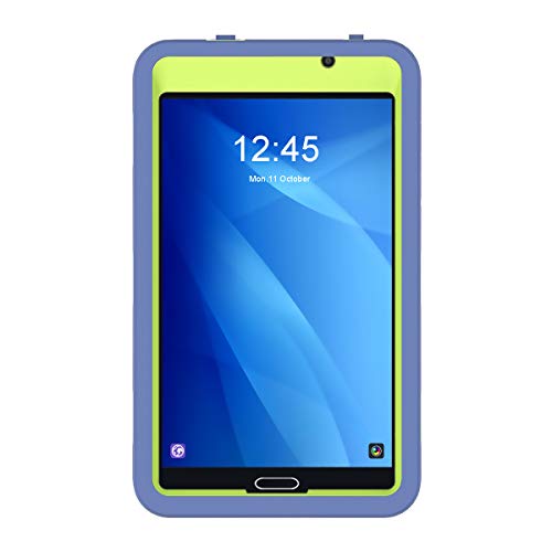 Product Cover Galaxy Tab A 7.0 Case, stargoldenbell Full Body Protection Case Cover 3-Layer Protective Armor ShockResistant/ScratchProof Case for Samsung Galaxy Tab A7 T280/T285 Tablet , NavyBlue&FluorescentGreen