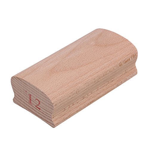 Product Cover Yibuy 12# Wood Radius Sanding Blocks for Guitar Bass Fret Leveling Fingerboard Luthier Tool