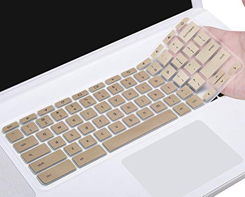 Product Cover CaseBuy Champagne Gold Acer Chromebook 15 Keyboard Protector Skin Cover for Acer Chromebook 15 CB3-531 CB5-571 C910 15.6
