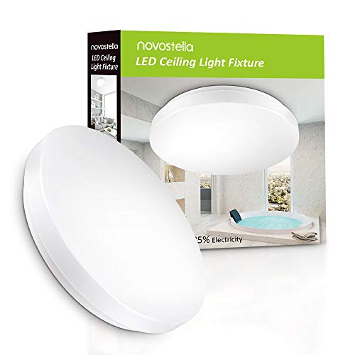 Product Cover Ustellar Waterproof 15W LED Ceiling Lights, 11inch 100W Incandescent Bulbs Equivalent, IP44, 1200LM, Lighting for Bathroom, Kitchen, Hallway, Flush Mount Ceiling Light, 6000K Daylight White