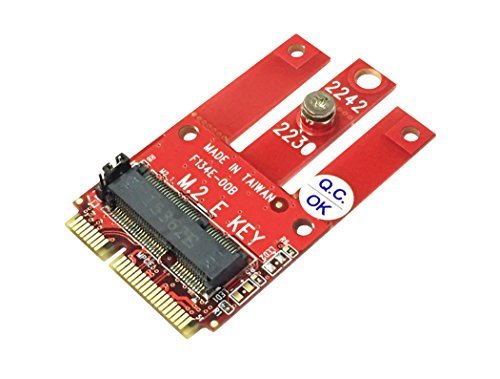 Product Cover Ableconn MPEX-M2WL Mini PCIe Adapter with M.2 Key E Slot - Support PCIe and USB Based M.2 E Key and A-E Key Module for Mini PCI Express - Work for WiFi & Bluetooth M2 Module
