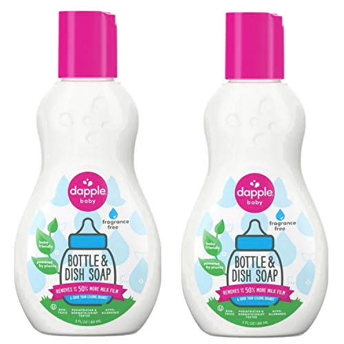 Product Cover dapple 3 oz. Pure 'N' Clean Bottles and Dishes Dishwashing Liquid in Fragrance-Free ( pack 2)