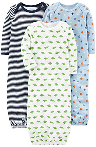 Product Cover Simple Joys by Carter's Baby Boys' 3-Pack Cotton Sleeper Gown